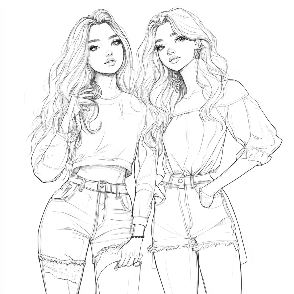 desenho para colorir tumblr bff