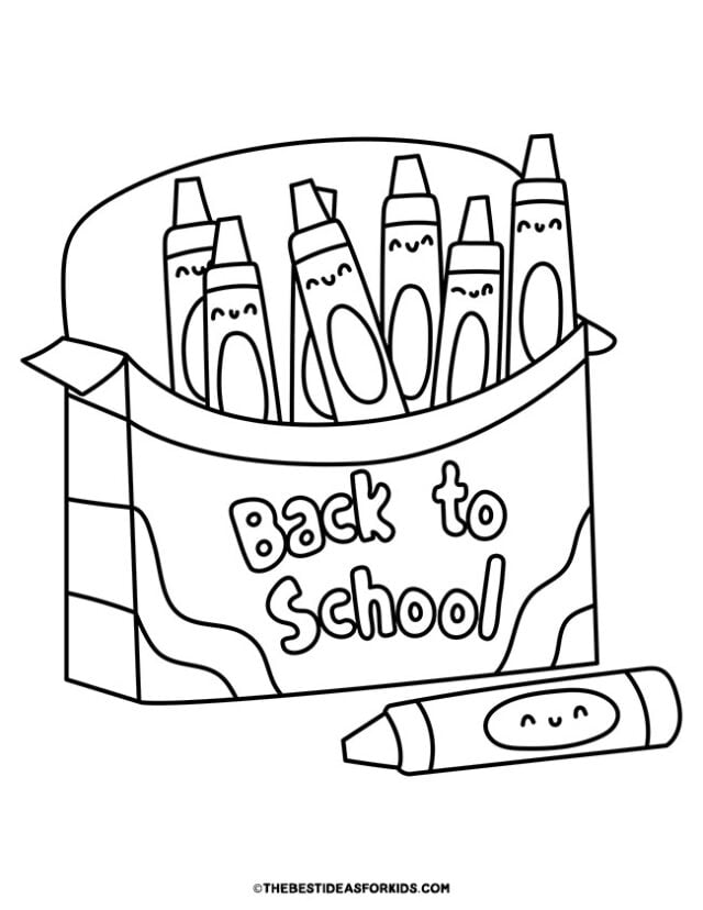 school image coloring page
