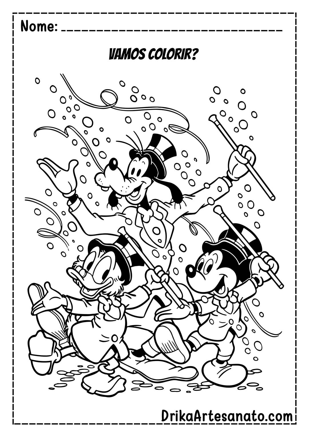 desenho-para-colorir-sobre-o-carnaval
