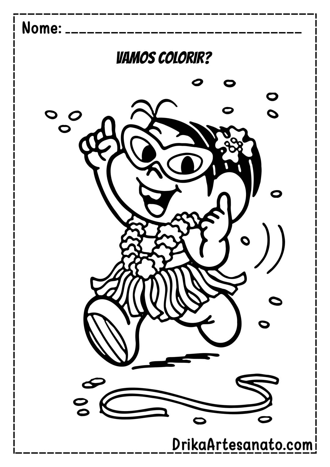 desenho-para-colorir-sobre-o-carnaval