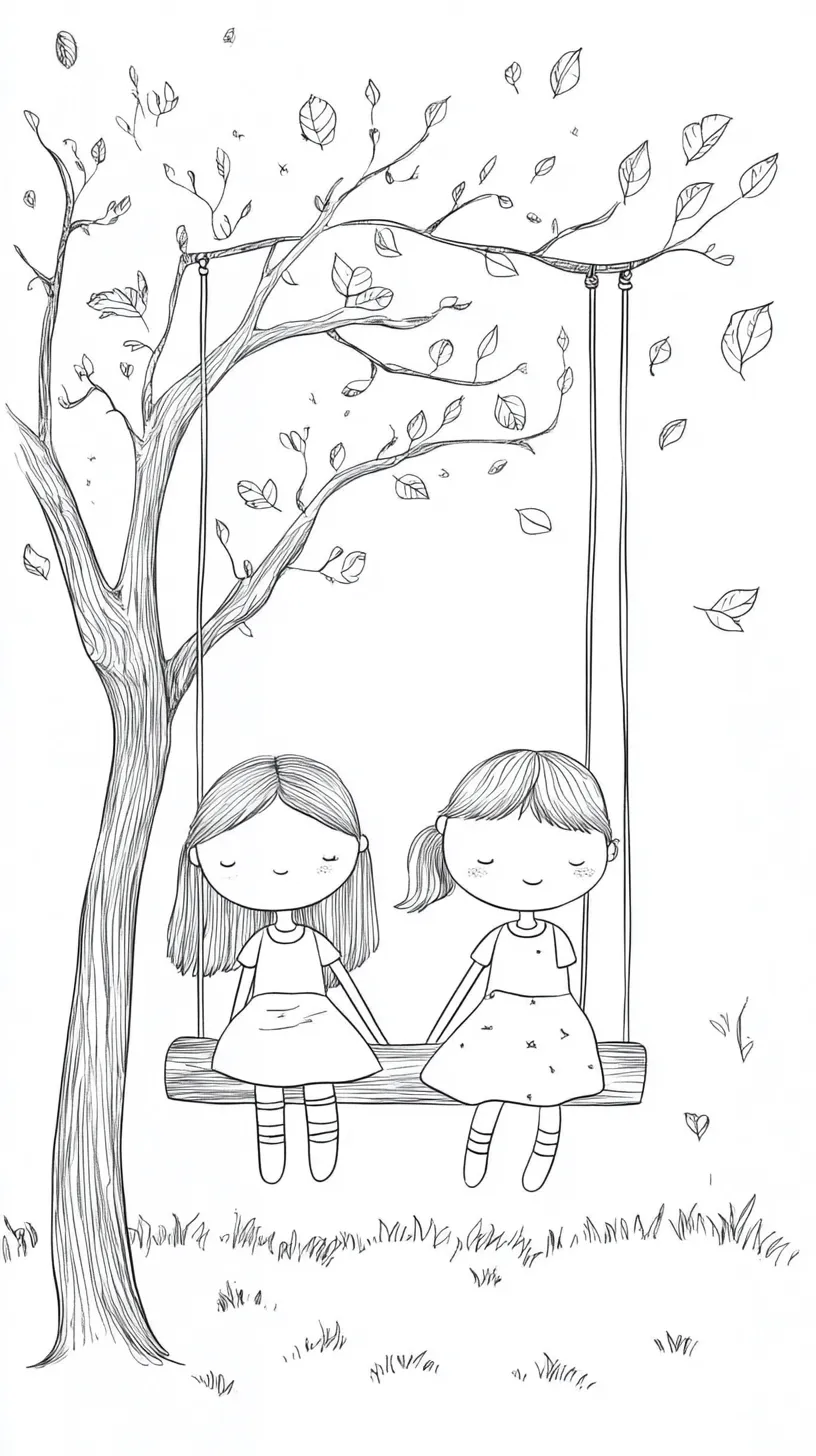 coloring page tumblr bff