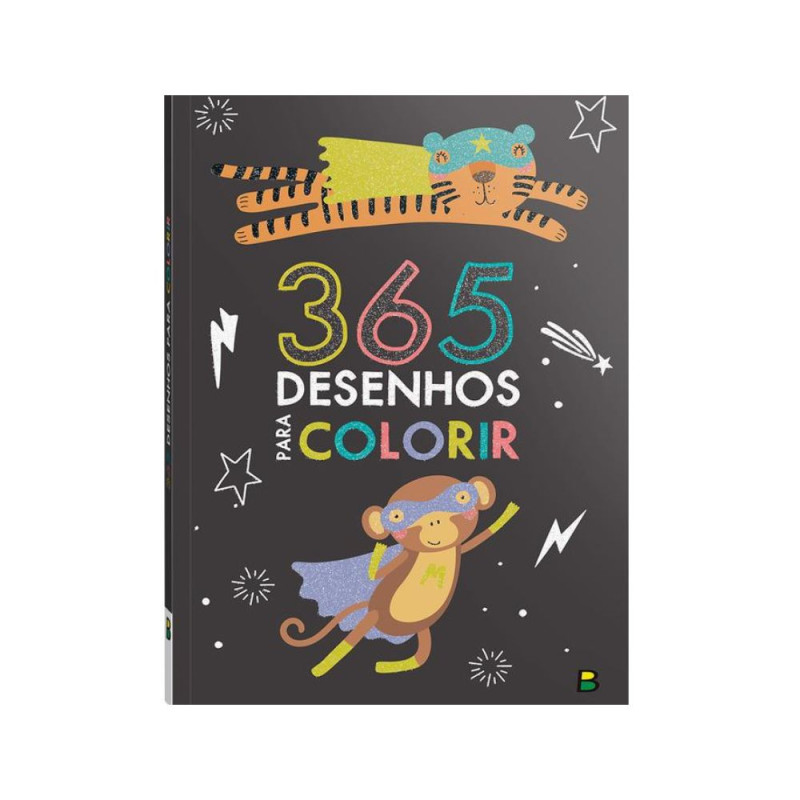 desenho para colorir livro
