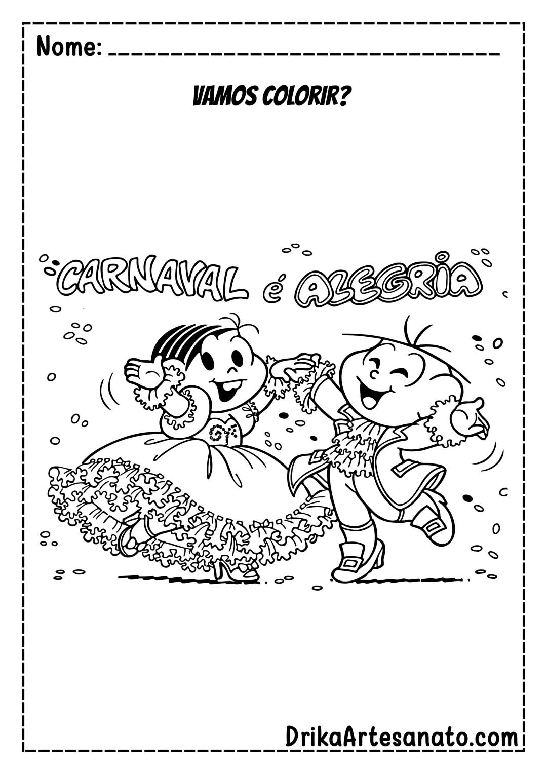 desenho-para-colorir-sobre-o-carnaval