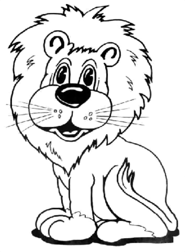 desenho para colorir animais da floresta