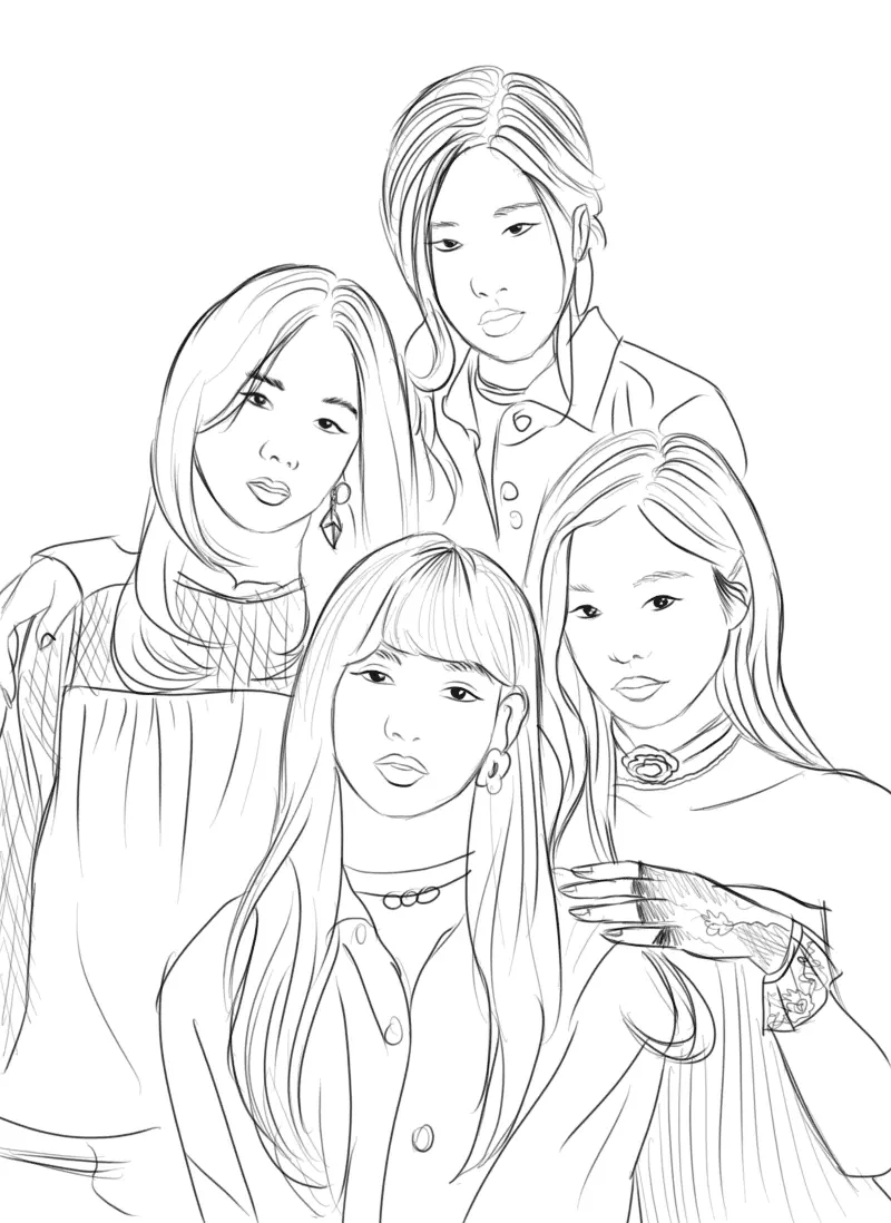 coloring page tumblr bff