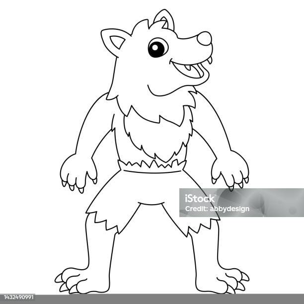 lobisomem desenho para colorir