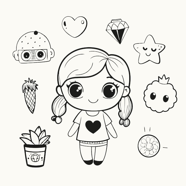 desenho para colorir tumblr bff