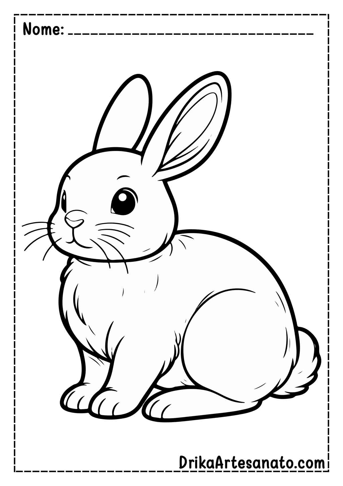 desenho-para-colorir-coelho