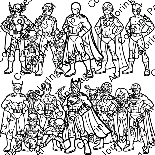 desenho-para-colorir-herois