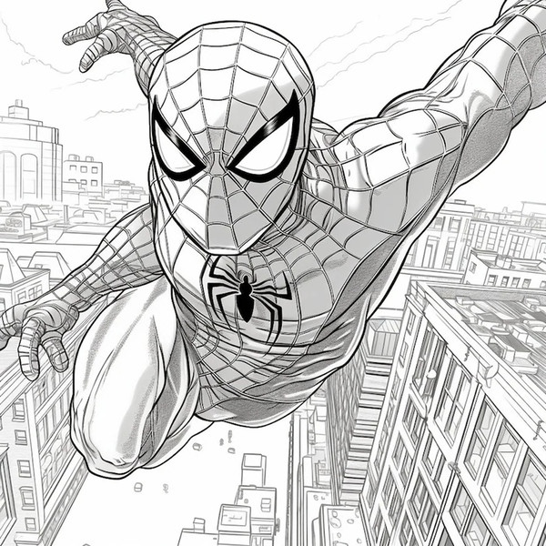 desenho-para-colorir-homem-aranha