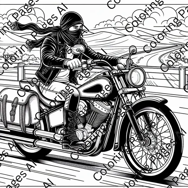 desenho-para-colorir-moto