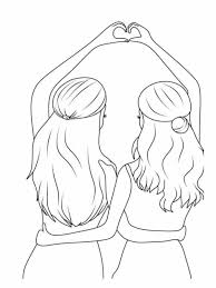 desenho para colorir tumblr bff