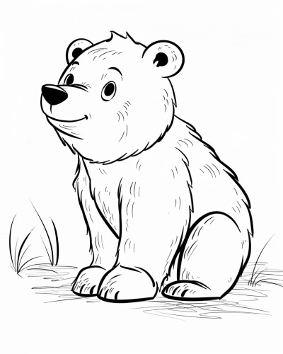 desenho-para-colorir-urso
