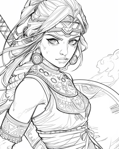 princesa-desenho-para-colorir