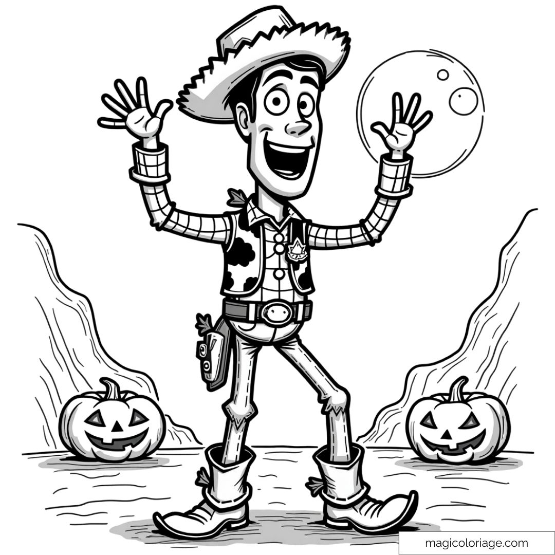 coloring page toy story