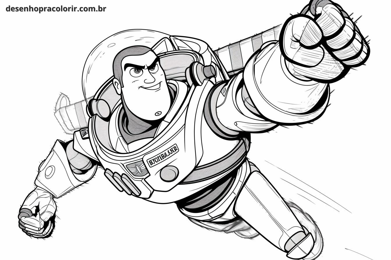desenho para colorir toy story