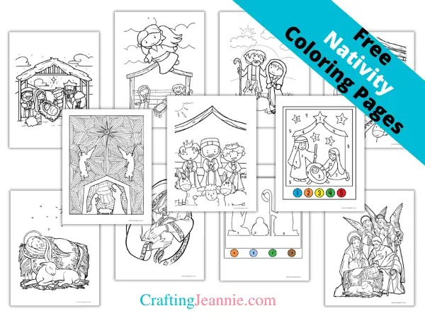 birth of jesus coloring page