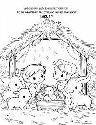 birth of jesus coloring page