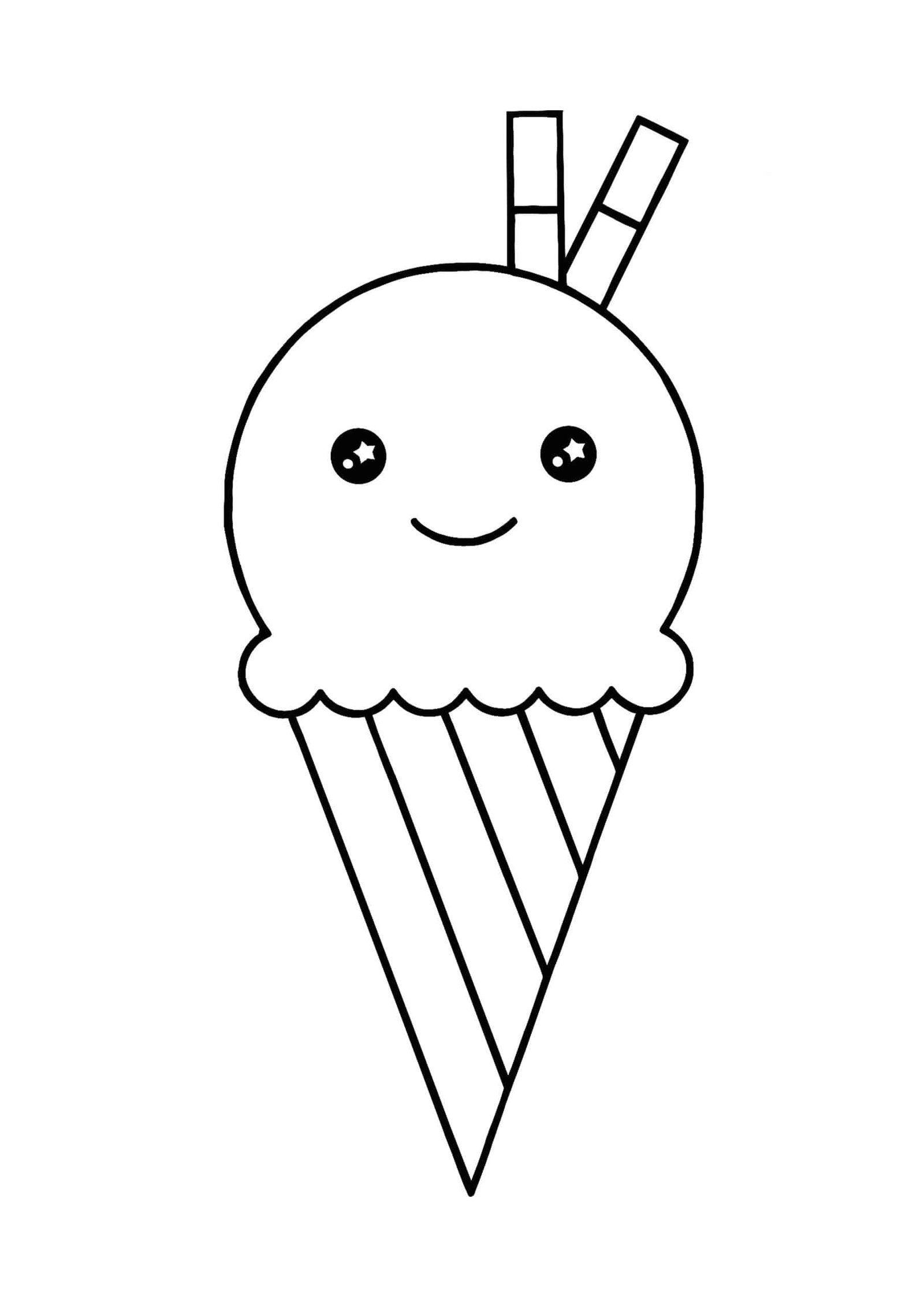 ice cream coloring page