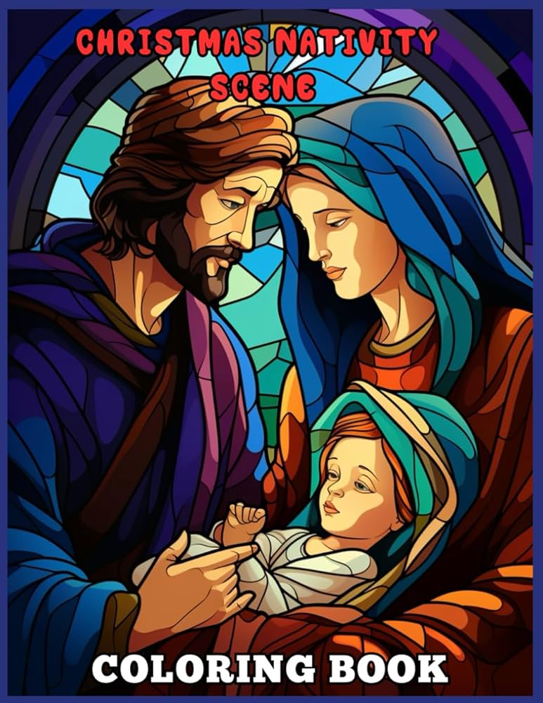 birth of jesus coloring page