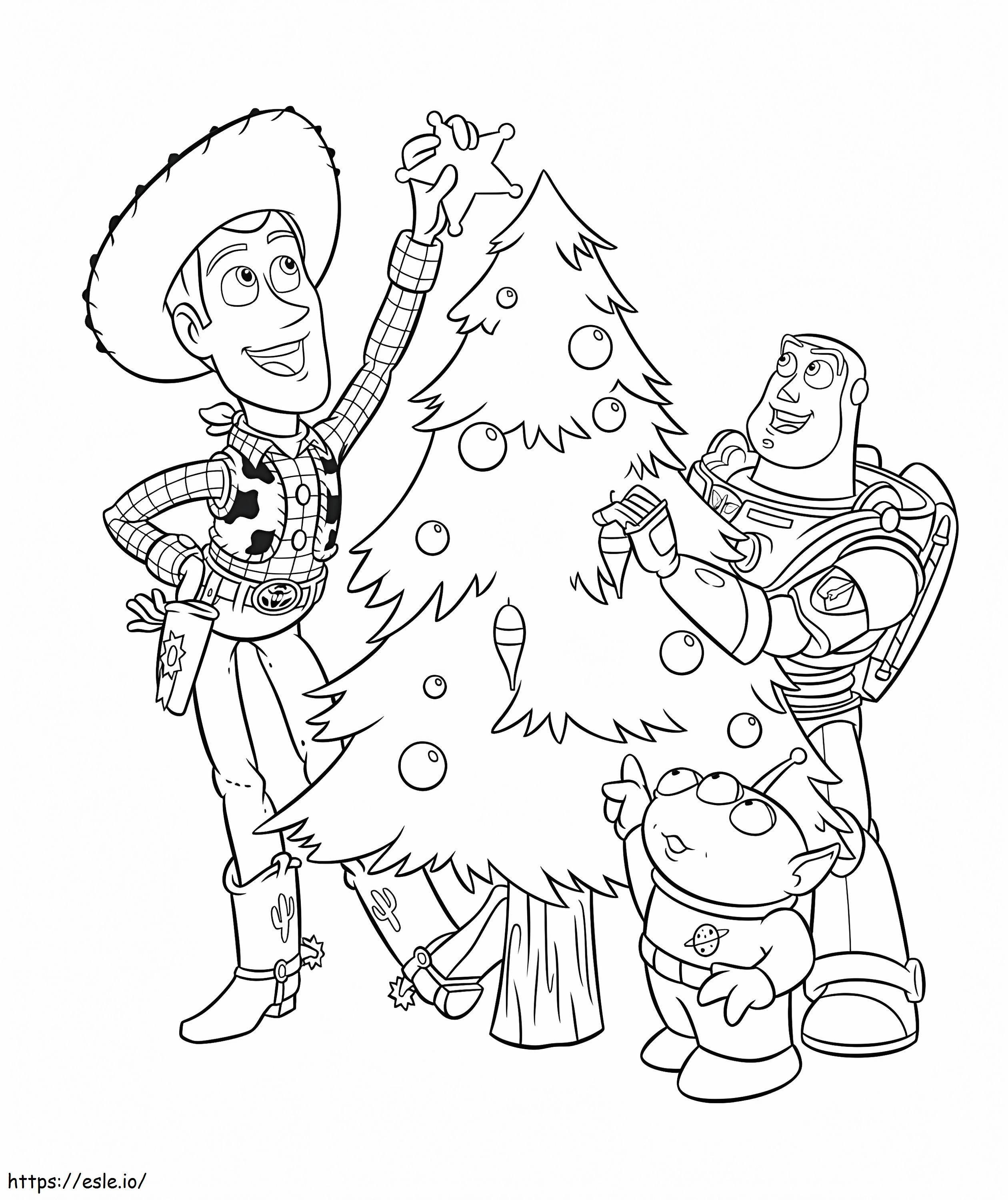 desenho para colorir toy story