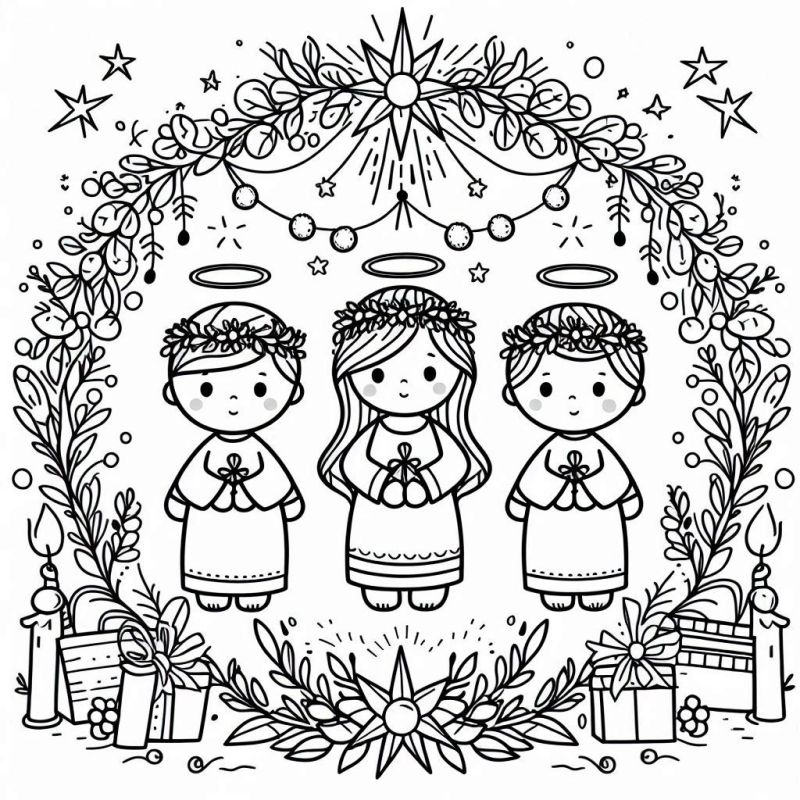nascimento de jesus desenho para colorir