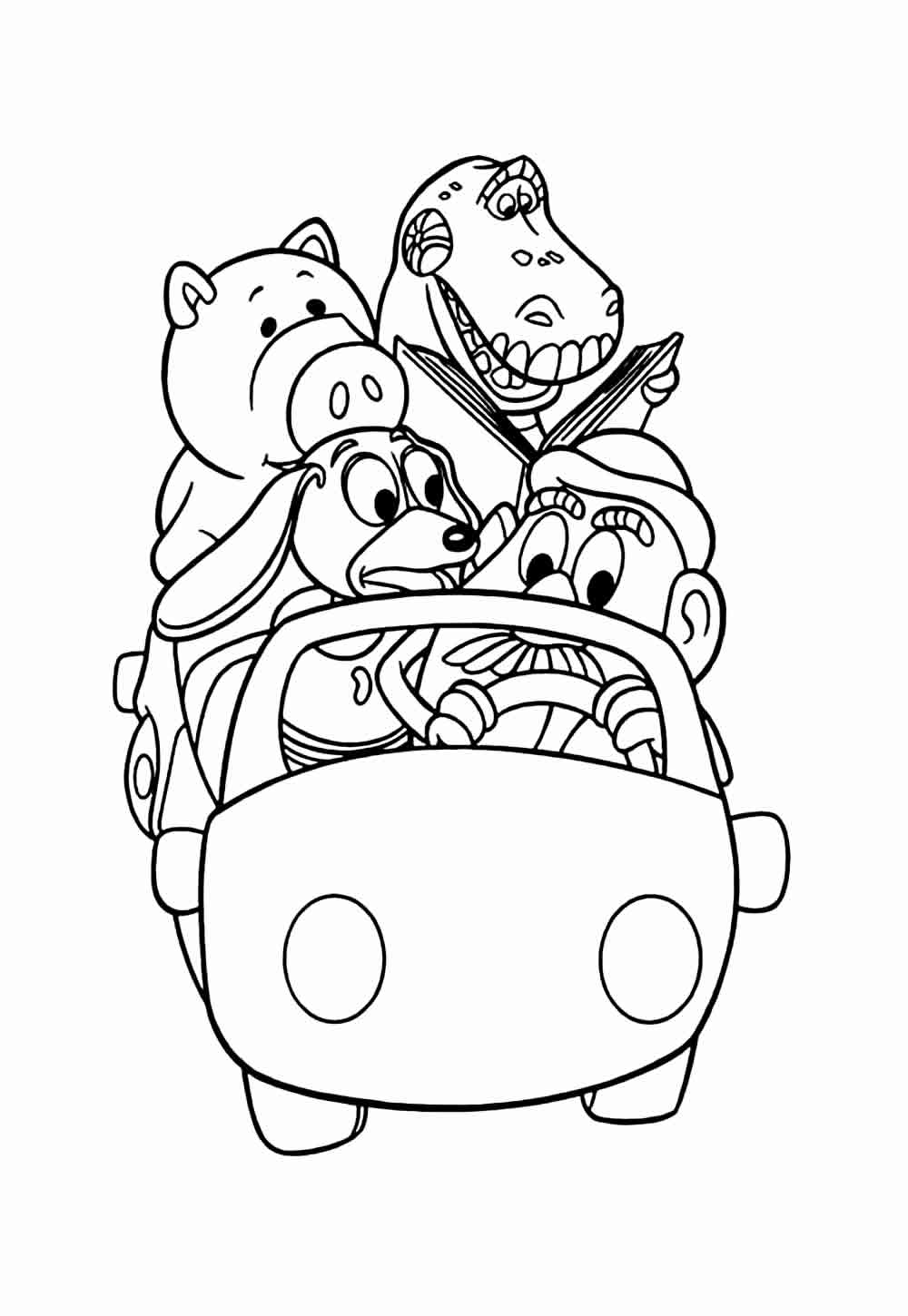 desenho para colorir toy story