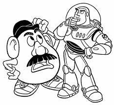 desenho para colorir toy story