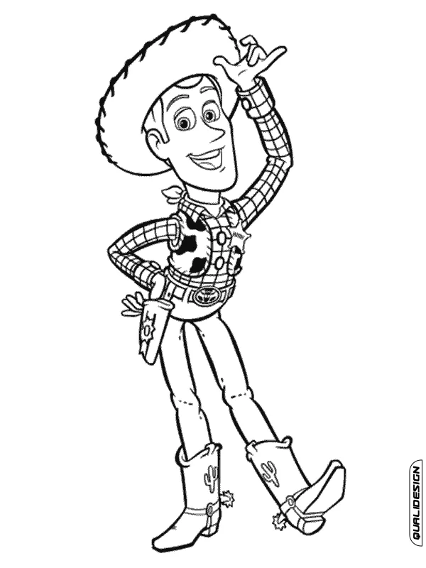 desenho para colorir toy story